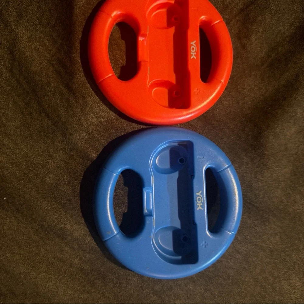 Yok Nintendo‎ Switch Steering Wheel, Racing Wheels for Joy-Con (2 Pack) Blue/Red
